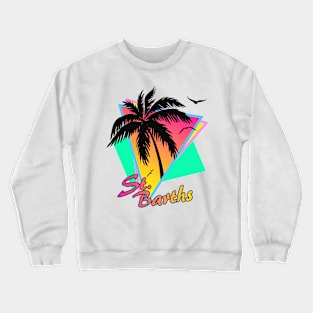 St. Barths Cool 80s Sunset Crewneck Sweatshirt